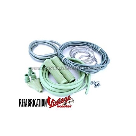 Kit transmissions & caoutchoucs Vert Vespa ACMA 1952-54
